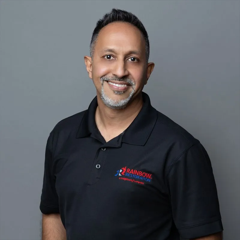 Rick Makanji, owner of Rainbow Restoration of Deerwood